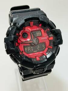 動作　CASIO カシオ G-SHOCK GA-700AR デジアナ　クオーツ 腕時計 ジーショック