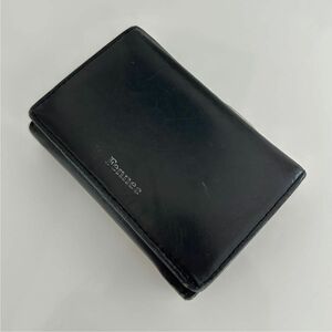 FENNEC WALLET FRAME-WALLET フェネック レザー ブラック カードケース 小銭入れ 三つ折り財布