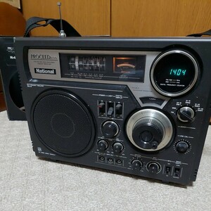 National　PROCEED　RF-2600　ナショナル プロシード　AM/FM/SW1～4 6バンド　BCLラジオ　カバー付　昭和レトロ