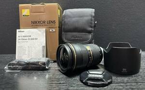 Nikon AF-S NIKKOR 24-70mm 1:2.8G ED N / HB-40 ニコン カメラレンズ #2104