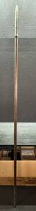  spear? sword fittings armor sword . tree stick antique goods era thing total length approximately 212cm S555