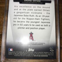 2018 Topps 「大谷翔平」直筆サイン（AUTO)カード/MLBルーキー年_画像10