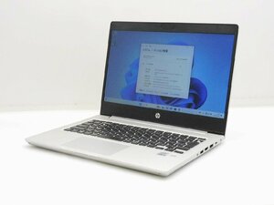 【1円スタート】hp ProBook 430 G7 7CZ50AV Core i5 10210U 1.6Ghz 16GB 256GB(M.2 NVMe SSD) 13.3インチ HD (1366×768) Windows11 Pro