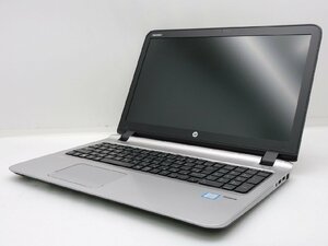 【1円スタート】hp ProBook 450 G3 V6E11AV Core i5 6200U 2.3Ghz 4GB 15.6インチ OSなし BIOSのみ