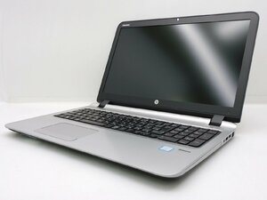 【1円スタート】hp ProBook 450 G3 V6E11AV Core i5 6200U 2.3Ghz 4GB 15.6インチ OSなし BIOSのみ