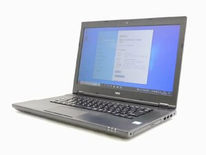 【1円スタート】NEC VersaPro VKM17X-2 VKM17XBGE312SCL Core i5 8350U 1.7Ghz 8GB 500GB(HDD) DVD-ROM 15.6インチ HD Windows10 Pro 64bit