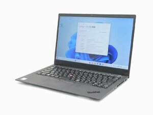 【1円スタート】Lenovo ThinkPad X1 Carbon Gen6 20KGS0HB00 Core i5 8350U 16GB 256GB(M.2 NVMe SSD) 14インチ FHD (1920×1080) Win11Pro