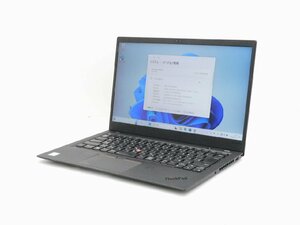 【1円スタート】Lenovo ThinkPad X1Carbon 6thGen Core i5 8350U 16GB 256GB M.2 NVMe SSD 14インチ FHD 1920×1080 タッチパネル Win11Pro