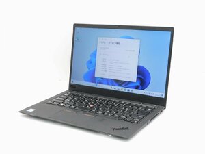 【1円スタート】Lenovo ThinkPad X1 Carbon Gen6 20KGS0HB00 Core i5 8350U 16GB 256GB(M.2 NVMe SSD) 14インチ FHD (1920×1080) Win11Pro