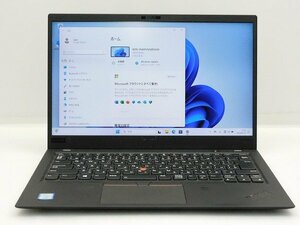 【1円スタート】Lenovo ThinkPad X1Carbon 20KGS9JB0K Core i5 8350U 16GB 256GB(SSD) 14インチ FHD (1920×1080) タッチパネル Win11 Pro