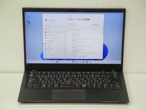 【1円スタート】Lenovo ThinkPad X1 Carbon 6th Gen Core i5 8350U 1.7Ghz 16GB 256GB(SSD) 14インチ FHD (1920×1080) Windows11 Pro