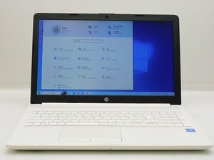 【1円スタート】hp 15-da0084TU 4QM56PA#ABJ Celeron N4000 4GB 256GB(SSD) DVDマルチ 15.6インチ FHD (1920×1080) Windows10 Home 64bit