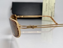 ケース付★B&L RAY-BANボシュロムレイバン Rituals Rectangle W2800 GoldゴールドTortugaトルツガ B-15 オーバルVINTAGE USA製サングラス_画像6