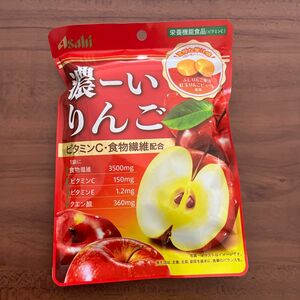 アサヒグループ食品 濃ーいりんご 80g 飴　キャンディ　フルーツ　一袋