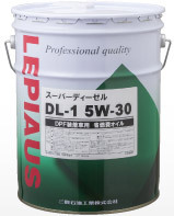 * LEPIAUS super diesel. DL-1. 5W-30. 20L can.