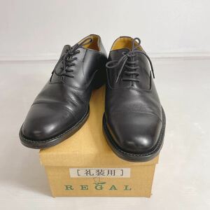 ◆REGAL /リーガル 25.5㎝ レザーシューズ 革靴 黒 礼装用 ビジネスシューズ◆F2-I