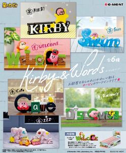 【新品未開封】星のカービィ/リーメント　Kirby & Words（カービィ&ワーズ）　全6種 大人買いBOX