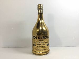 [K-2024]ROI des ROIS EXTRA COGNAC★ロアデレア コニャック ブランデー 古酒☆未開栓 ゴールドボトル♪売り切り 1円スタート!!