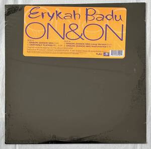 ■1997年 オリジナル US盤 新品 シールド Erykah Badu - On & On (Dance Mix) 12”EP U12 56120 Universal Records 