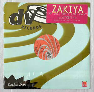 ■1997年 オリジナル US盤 新品 シールド ZAKIYA - My Love Won’t Fade Away 12”EP 31458 2107 1 DV8 Records 