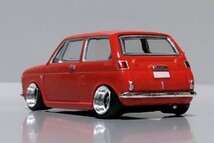 希少 1/64 絶版 名車コレクション ザベスト 限定 カラー ホンダ N360 改 Nコロ 深リム ハヤシ シャコタン カスタム 改造 サブロク 軽四_画像9