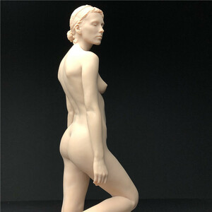 樹脂製　31センチ　ビッグサイズ　西洋彫り　女神　ヌード　デッサン人形　女性　少女　フィギュア　美人　裸婦　仏像　置物 重さ約261ｇ