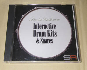 ★SONIC REALITY INTERACTIVE DRUM KITS & SNARES SOUND LIBRARY (CD-ROM)★