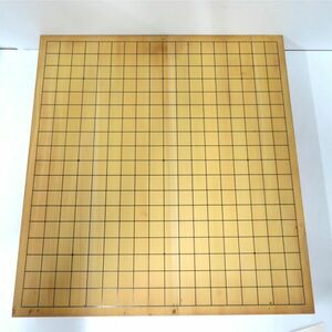 囲碁 天然木 本榧/榧 ハギ 卓上盤 45.5×43×5㎝ 4枚接ぎ