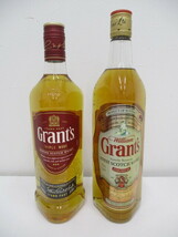 0462/A　【古酒】 ウィスキー GRANTS グランツ トリプルウッド 700ml 40% ファミリーリザーブ 750ml 43% 未開栓 2本セット_画像1