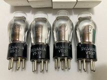 真空管 SYLVANIA 37 VT-37 4本セットNOS /RCA Telefunken _画像2