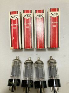  vacuum tube NEC 12BQ6GTB 4 pcs set NOS unused 