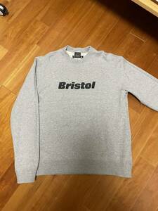 【1円スタート】FCRB Bristolロゴ スウェット M グレー / F.C Real Bristol エフシーレアルブリストル SOPHNET