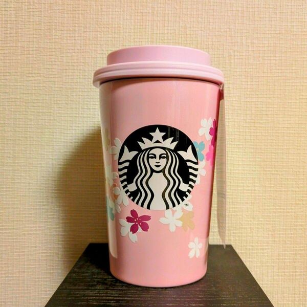 スタバ　ステンレス　タンブラー　桜