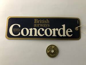 コンコルド ☆ Concorde Luggage Tag 荷物札 Ａ（即決あり）