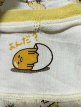 SANRIO ぐでたまパジャマ 半袖120上下セットルームウェアリラックスハーフパンツガーゼ男女こどもキッズベビーkidsBABYサンリオ_画像4