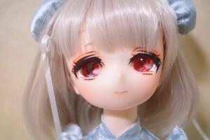 imomodoll didi tick 1/4 カスタムヘッド おまけ手描きカボションアイ ドール MDD セミホワイト相当【おまつりっこ】