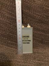 未使用SANGAMO オイルコンデンサ 2 MFD 600 WVDC USA製 動作未確認　【0418-3】_画像2