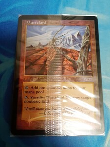 mtg 　不毛の大地　英語　プロモ　foil　褒賞プログラム　未開封　その2