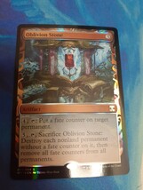 mtg 　忘却石　英語　foil　MPS　マスターピース　部分光沢_画像1