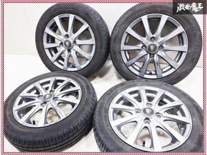 MANARAY SPORT マナレイスポーツ X10 14インチ 4.5J +43 4穴 PCD100 ホイール DUNLOP ダンロップ ENASAVE EC204 155/65SR14 75S タイヤ