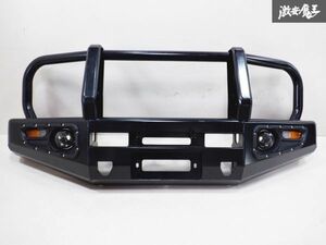 KIKAIYA キカイヤ JB74 Jimny― フロントBumper ウInchマウント GrilleガードincludedLED点灯確認済み!! シシ狩 ししかり 棚2R5