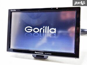保証付 Panasonic パナソニック Gorilla ゴリラ ポータブルナビ CN-GP755VD 地図データ 2018年 ワンセグ内蔵 即納 棚D2