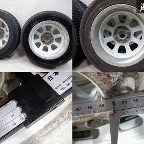 ◆希少!!◆ ENKEI エンケイ RC-G2 15インチ 6.5J +45 5穴 PCD114.3 195/65R15 4本 ダート ラリー シビック インテグラ ランエボの画像9