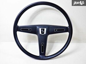 売り切り！！当時物！希少！日産純正 C210 スカイライン ジャパン 前期 グレードTI ステアリング ハンドル スイッチ パッド付 即納 棚2D2