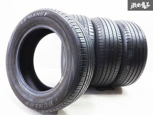 ◆溝あり!!◆ DUNLOP ダンロップ LE MANS V ルマン5 215/60R16 95H 215/60-16 2018年 4本価格 残量 約6.2mm