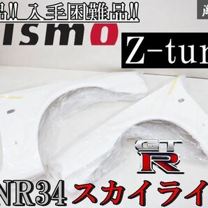 ●新品箱入り! 希少 受注停止品 NISMO ニスモ Z-tune BNR34 スカイライン GT-R エアロ FRP フロントフェンダー 左右 63110-RSR46-01 棚2B2の画像1