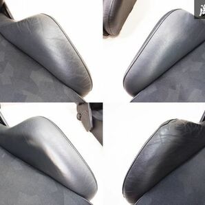 希少!! RECARO レカロ SR-3 セミバケ ハーフレザー セミバケットシート バックロゴ有り 両側三角ダイヤル 左右 リクライニング動作確認済の画像6