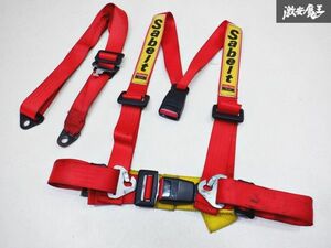 Sabelt サベルト Sabelt サベルト 2インチ 幅 約5cm シートベルト レーシングハーネス レッド 赤 走行会 ドリフト レース 棚C7