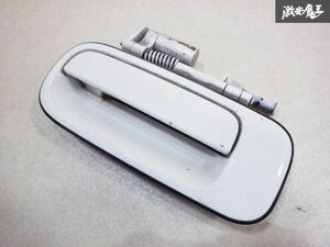 トヨタ純正 JZX100 マークII マークII リア アウターハンドル ドアノブ 左 助手席 パールホワイト 棚B9C