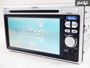 保証付 Gathers ギャザズ SANYO サンヨー メモリーナビ VXM-118VS 08A40-8N0-400 Bluetooth CD再生 DVD再生 ワンセグ カーナビ 棚D6